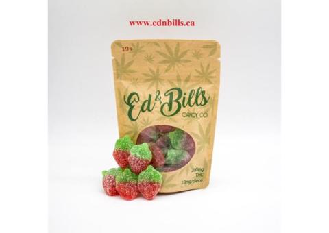 Sour Cherries - Buy Marijuana Candy in Canada from EdnBills.Ca