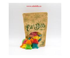 Sour Gummy Fishes - Order Weed Candy Online from EdnBills.Ca